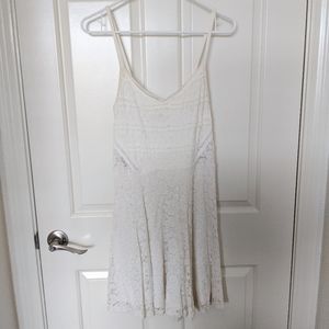 A&F White Lace Mini Dress